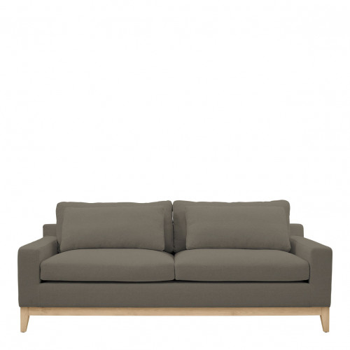 LÉONORE Linen Sofa - Taupe