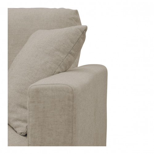 Canapé méridienne réversible ANGIE en lin - Beige