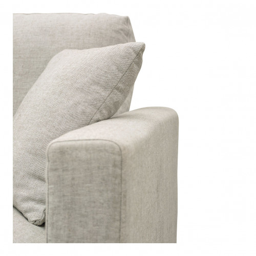 ANGIE reversible chaise sofa in linen blend - Natural