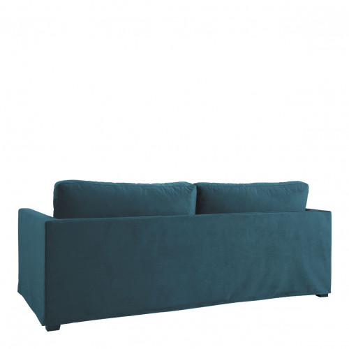 ANGIE Sofa in velvet - Peacock blue