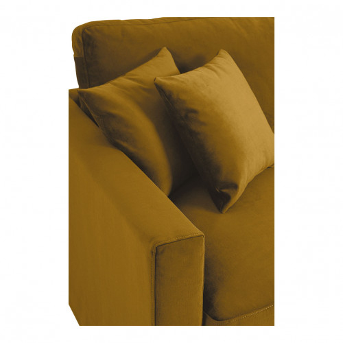 ANGIE Velvet Sofa - Saffron