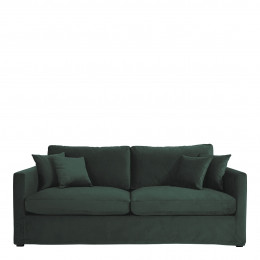 ANGIE Sofa in Velvet - Forest Green