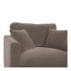 Fauteuil ANGIE en velours - Taupe