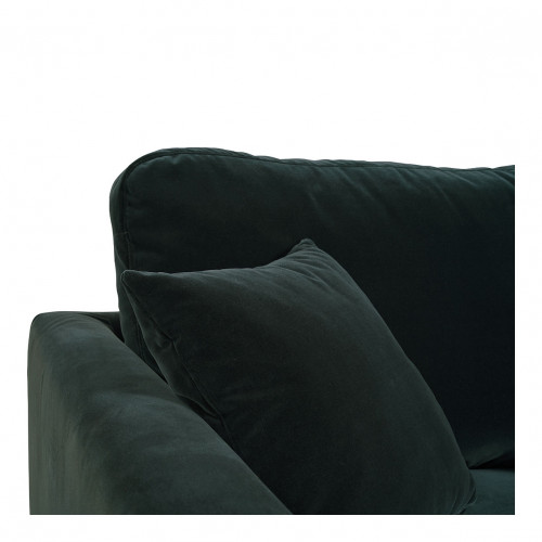 Fauteuil ANGIE en velours - Vert forêt Fauteuil ANGIE en velours - Vert forêt