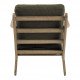 Fauteuil JULES bouclette - Kaki