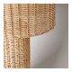 Lampe JEANNE en rotin - ø 38 x 56 cm