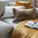 Housse de coussin PAULA en velours irisé - Bronze - 60 x 40 cm