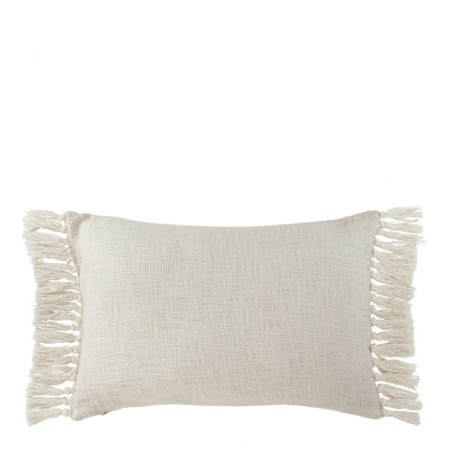 PAULA iridescent velvet cushion cover - White - 60 x 40 cm