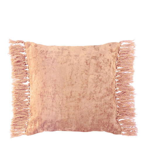PAULA Cushion Cover in Iridescent Velvet - Pink - 50 x 50 cm