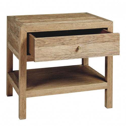 MARCELLE Light Oak Nightstand