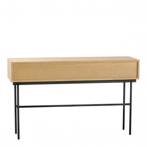 AUGUSTIN Light Oak and Caning Console