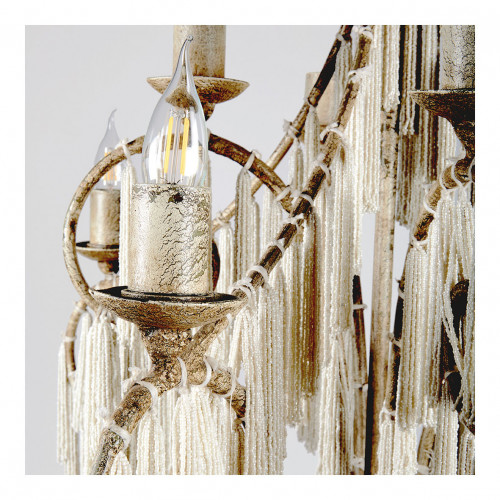 ANASTASIA Metal and Bead Pendant Light