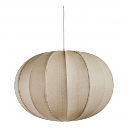 Suspension CALYPSO en toile de jute - ⌀ 64 cm