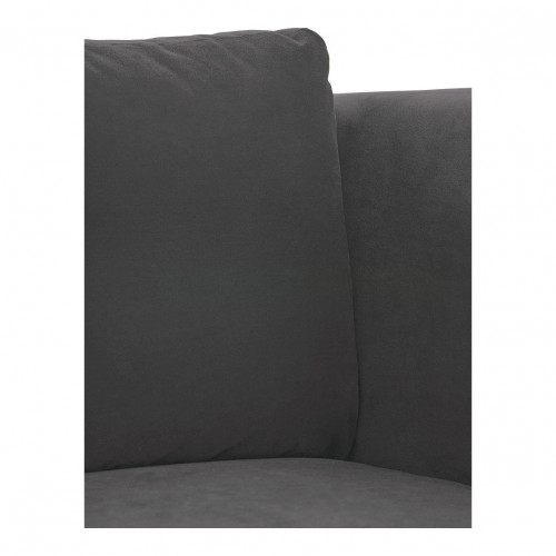 LOU Sofa in Cotton Velvet - Dark Grey - Right Module