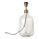 Pied de lampe SUZANNE en verre transparent