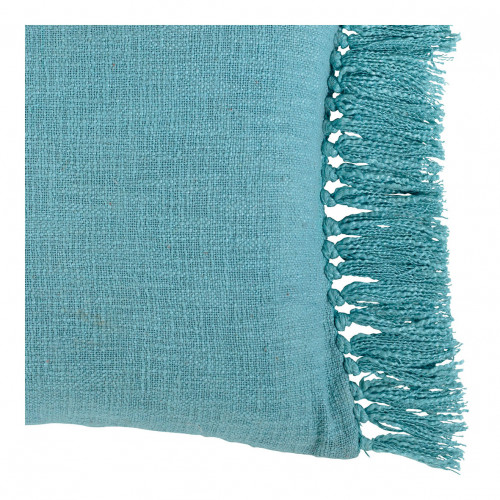 PAULA iridescent velvet cushion cover - Aqua blue - 60 x 40 cm