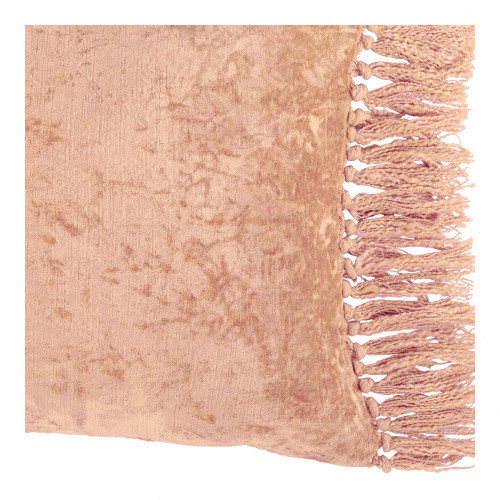 Housse de coussin PAULA en velours irisé - Rose - 60 x 40 cm