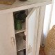 Buffet BAO en orme recyclé - Blanc