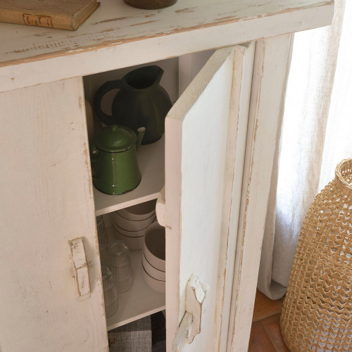 BAO Sideboard in Recycled Elm - White