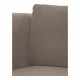 Canapé LOU en velours de coton - 3 modules - L. 297 cm - Taupe