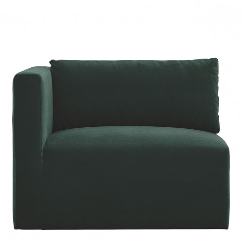 LOU Sofa in Cotton Velvet - 3 Modules - L. 336 cm - Forest Green