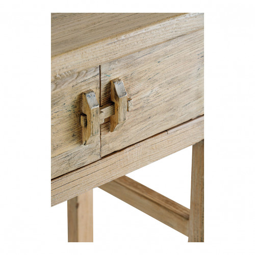BAO Console with 2 Drawers in Recycled Elm - Natural