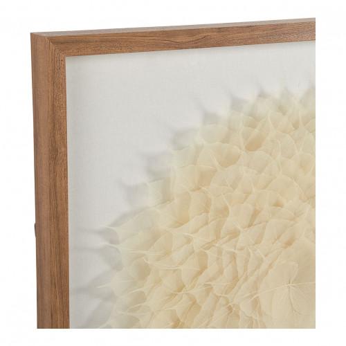 FLOWER Wall Decoration in Palm Leaves - Ecru