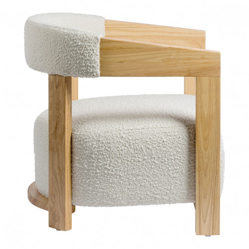 Fauteuil ARSÈNE en bouclette - Crème Fauteuil ARSÈNE en bouclette - Crème