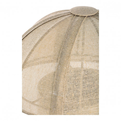 HÉLOÏSE Lamp in gilded metal - Cream fabric shade - Small model - ø 32 x 32 cm