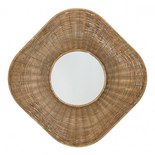 ISIS Mirror in rattan and metal - H. 100 cm