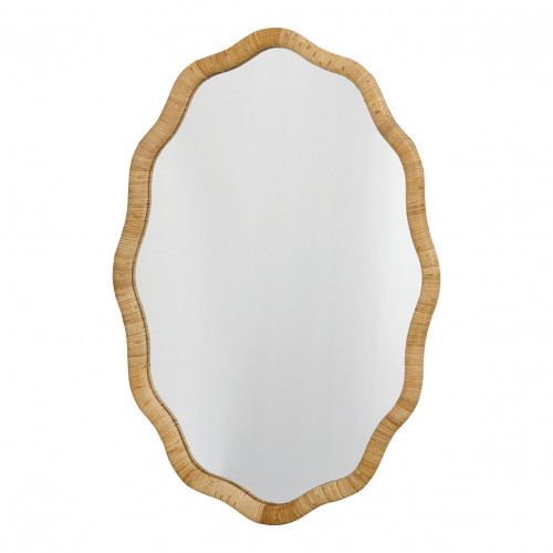 Miroir LOLA en rotin - H. 90 cm