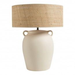 AMPHORE Lamp base in ceramic - ø 29 x 44.5 cm - White