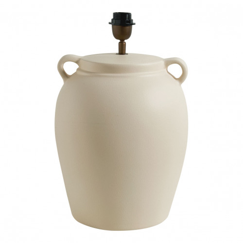 Pied de lampe AMPHORE en céramique - ø 29 x 44,5 cm - Blanc Pied de lampe AMPHORE en céramique - ø 29 x 44,5 cm - Blanc