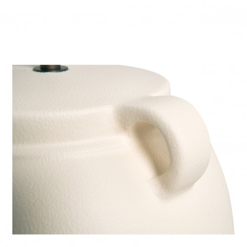 Pied de lampe AMPHORE en céramique - ø 29 x 44,5 cm - Blanc