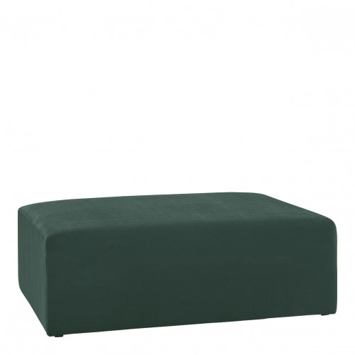 Pouf LOU en velours de coton pour canapé LOU - Vert forêt