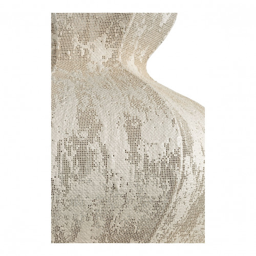 SORA pendant light in fabric and metal - Cream - ø 49 x 84 cm