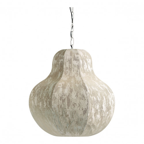 Suspension SORA en tissu et métal - Crème - ø 60 x 56 cm