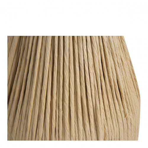 MYA vase in rattan and metal - H. 81 cm