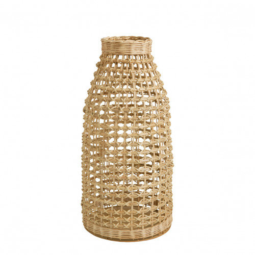 UMALA vase in rattan and metal - Small model - H. 61.5 cm