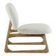 Fauteuil LINA en bouclette - Crème