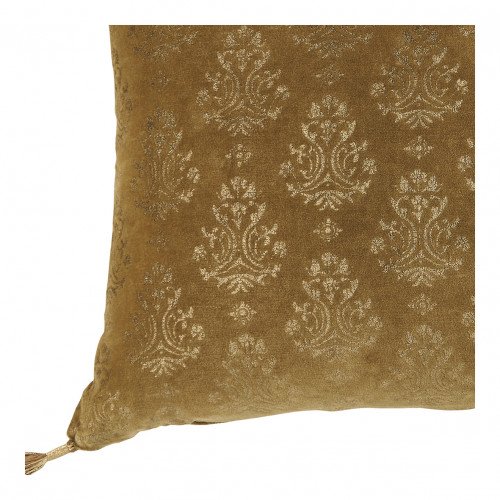 Coussin AURORE velours - Bronze et doré