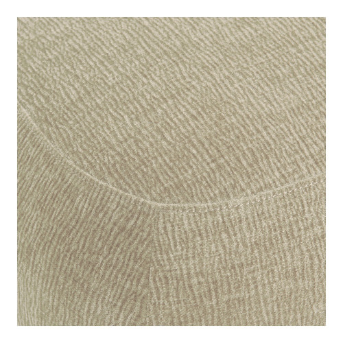 Pouf LISETTE en tissu velours marbré - Dune
