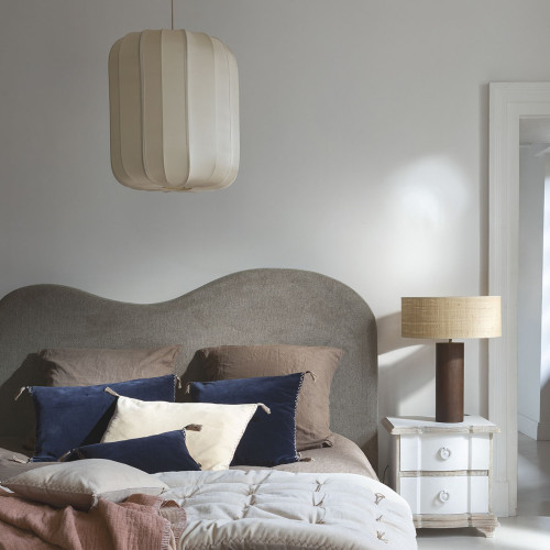 CALYPSO Pendant Light in Silk Finish Fabric - ø 45 cm