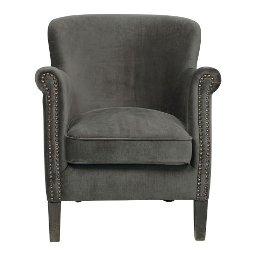 Fauteuil CLAUDE gris foncé