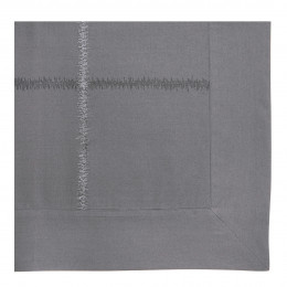 GABRIELLE slate pillowcase - 65 x 65 cm