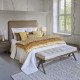 Banc MENA et matelas en lin - Écru