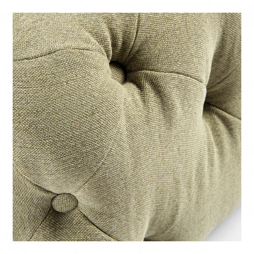 THEA Sage Linen Pouf