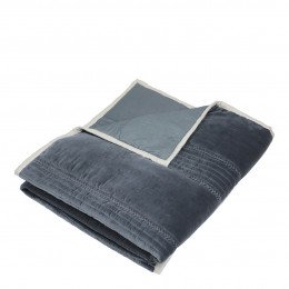 Courtepointe CLAIRE indigo